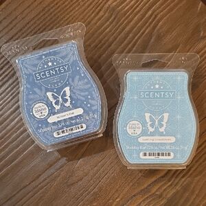 Scentsy Wax Bars (Lot Of 2)-Winter's Eve and Swirling Snowflakes